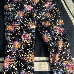 Laundry By Shelli Segal Floral Ankle Pants - Multicolor